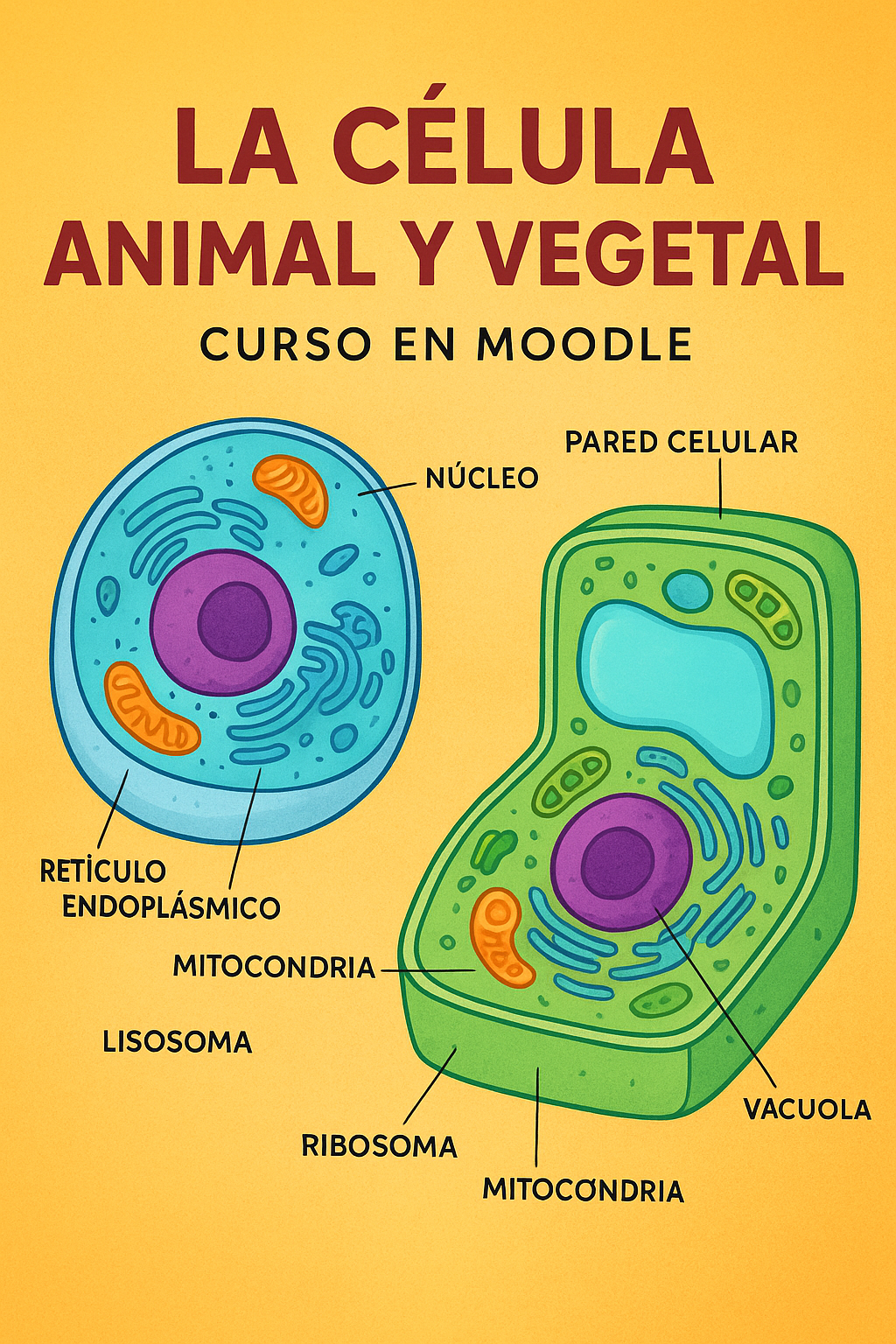 Celula Vegetal y Célula Animal